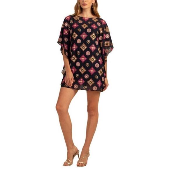 NWT Trina Turk Anissa Caftan Embroidered Embellished Dress Size 6 - Picture 1 of 7